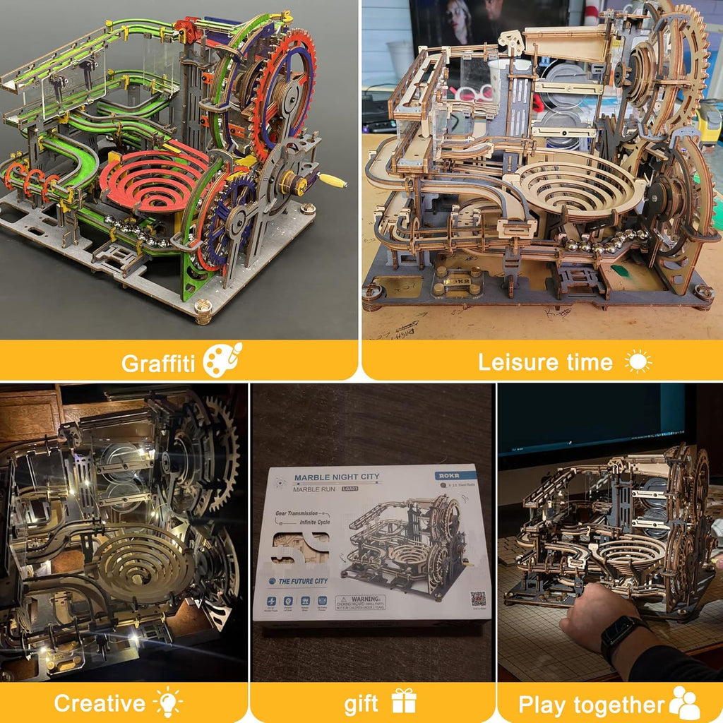 3D Wooden Puzzle Mechanical Building Kit O377294