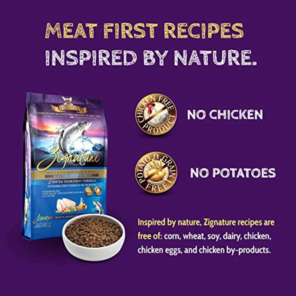 Dry Dog Food Trout & Salmon Formula Small Bites X28948