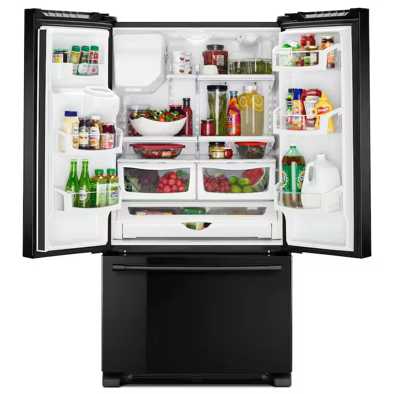 25 cu. ft. Black French Door Refrigerator L22332