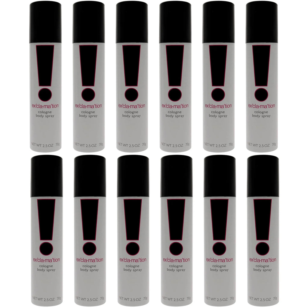 12 Pack 2.5 Fl Oz Cologne Body Spray V2793