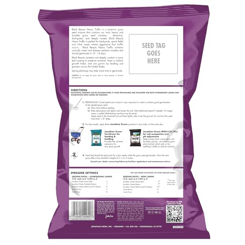 Black Beauty Heavy Traffic Grass Seed 25 lb L54798