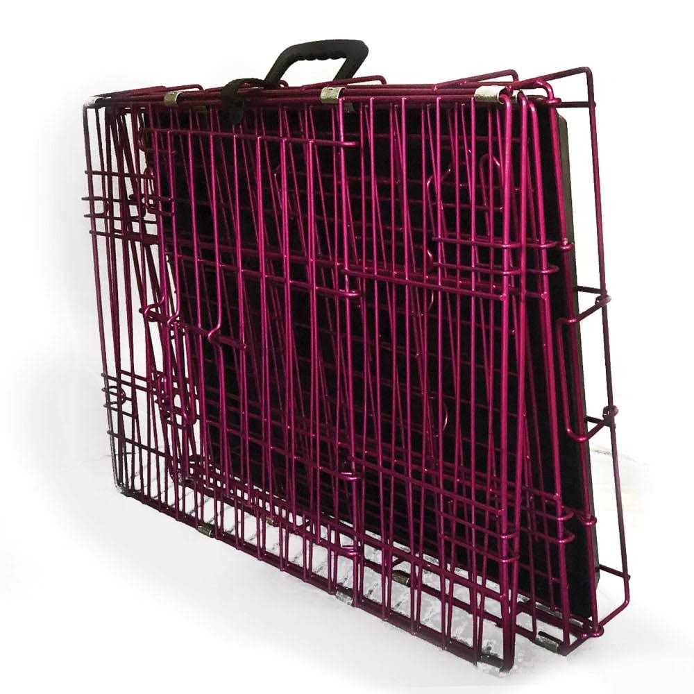 Colored Metal Wire Dog Crate Y4862
