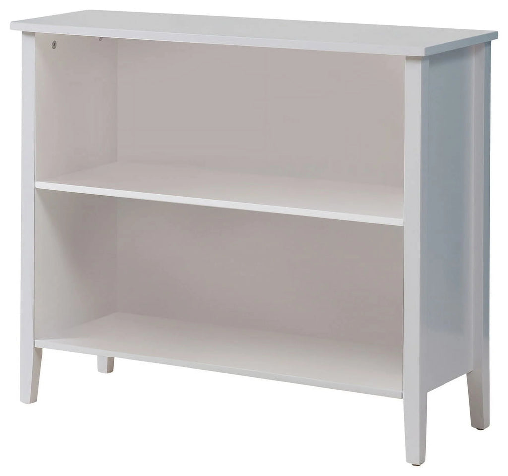 White Wood 2 Tier Kids Bookcase C4083