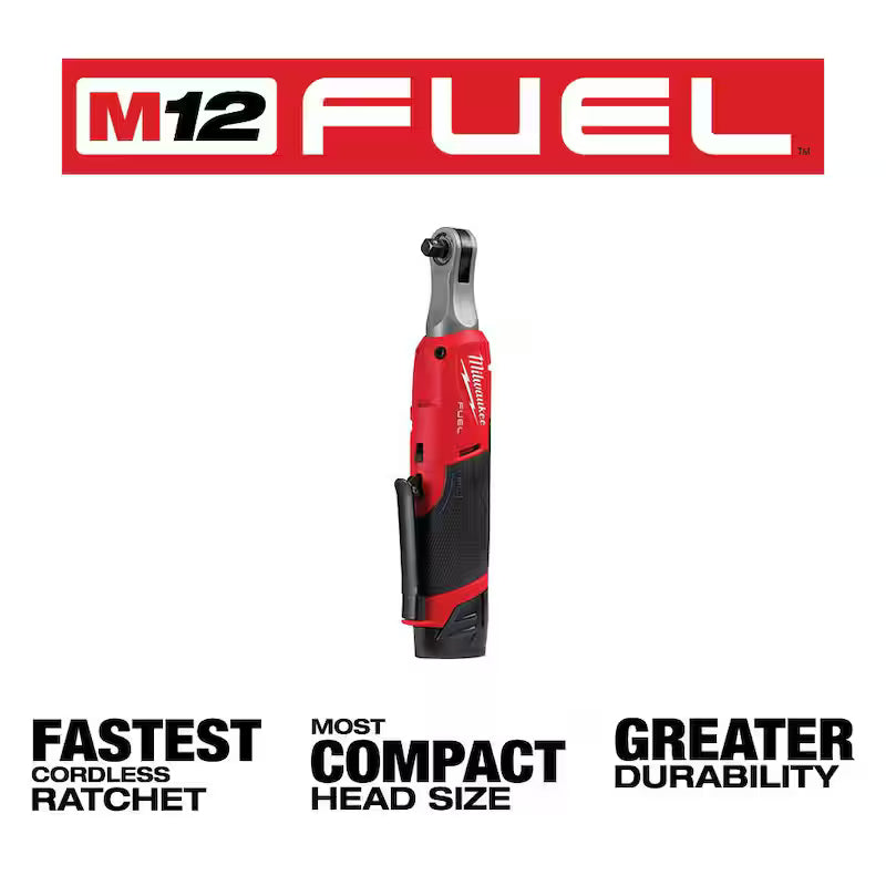 12V Cordless 3/8 in. Ratchet Kit with 3/8 in. SAE Socket Set Y24544