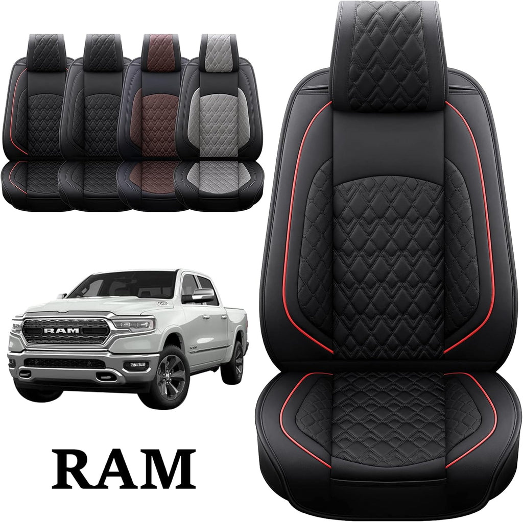 Waterproof Synthetic Leather Car Seat Covers Full Set X886