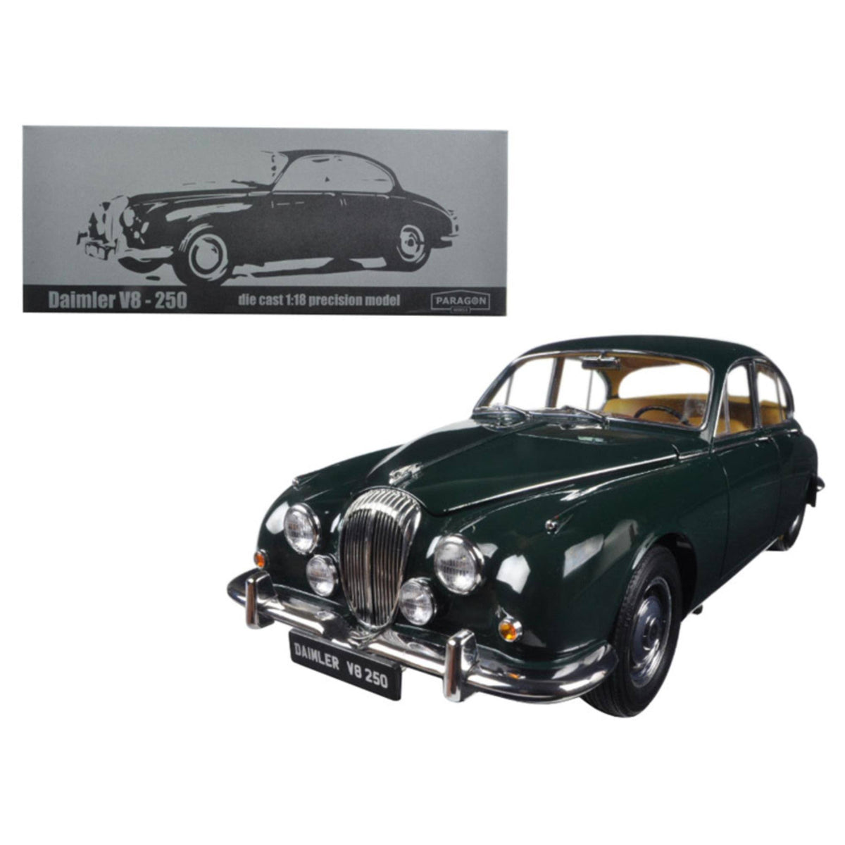 British Racing Green 1/18 Diecast Model Car C628