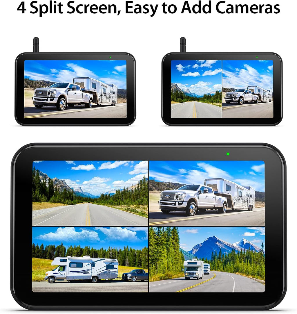 Wireless Backup Camera with 5'' Monitor & DVR C956669