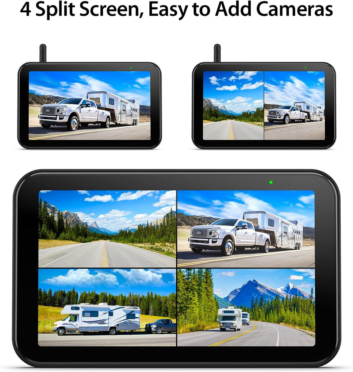 Wireless Backup Camera with 5'' Monitor & DVR C956669
