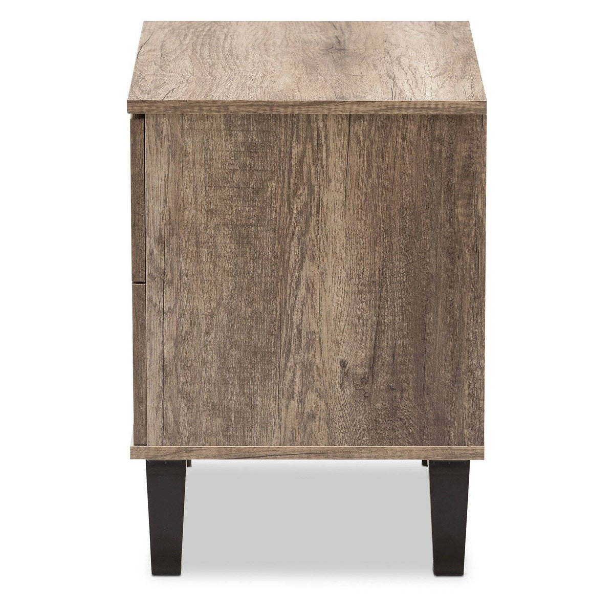 Wood 2 Drawer Nightstand P648009
