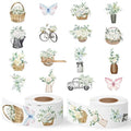 1000Pcs Green Christmas Tree Stickers E2265