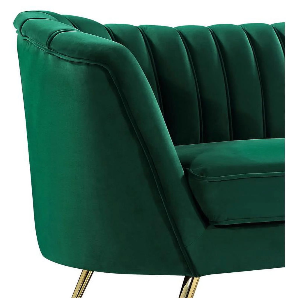 Green Velvet Sofa G5271