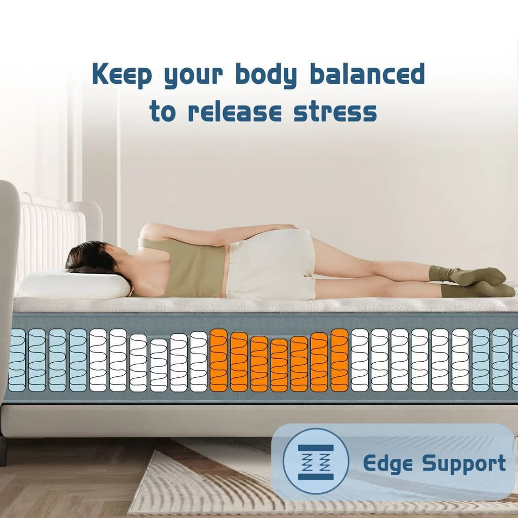 10 inch Hybrid Gel Memory Foam Mattress T144545