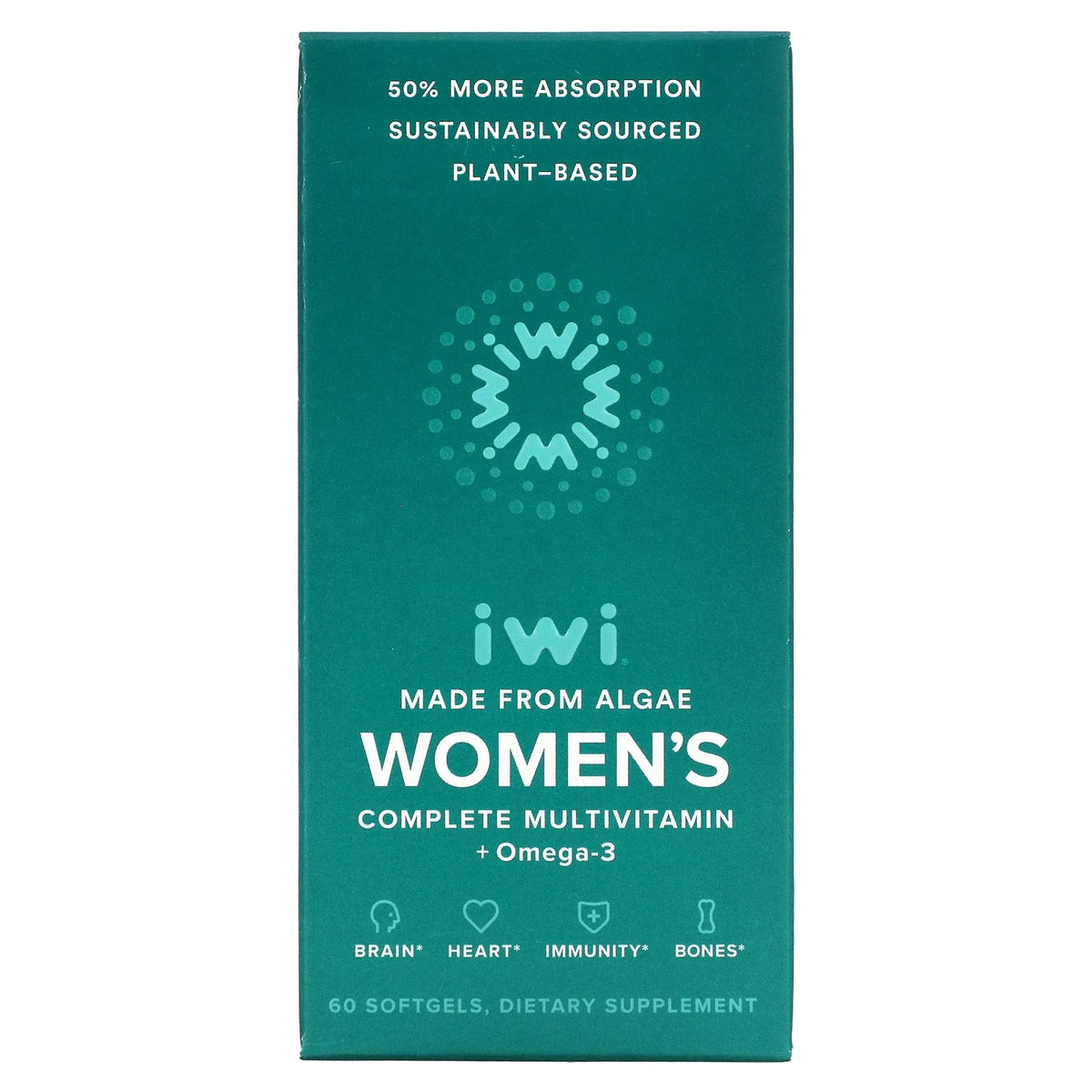 Women's Multivitamin + Vegan Algae Omega-3 30 Day Supply W834