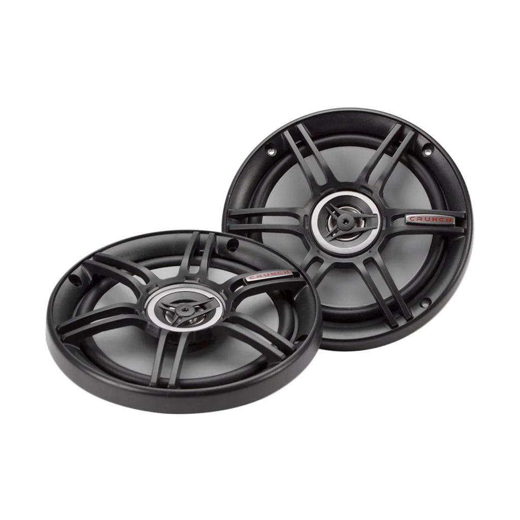 6.5 3-Way Black Car Speakers (Pair), 6x9 3-Way Car Black Speakers (Pair), 4-Channel Marine Amplifier, 18 AWG 50 Feet Speaker Wire Cable L256