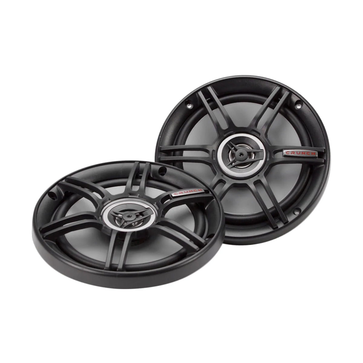 6.5 3-Way Black Car Speakers (Pair), 6x9 3-Way Car Black Speakers (Pair), 4-Channel Marine Amplifier, 18 AWG 50 Feet Speaker Wire Cable L256