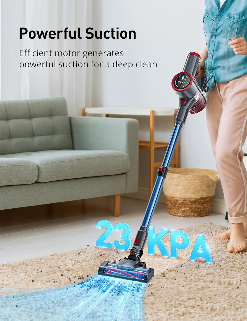 1200W 3.6QT Bagless Canister Vacuum Cleaner A907