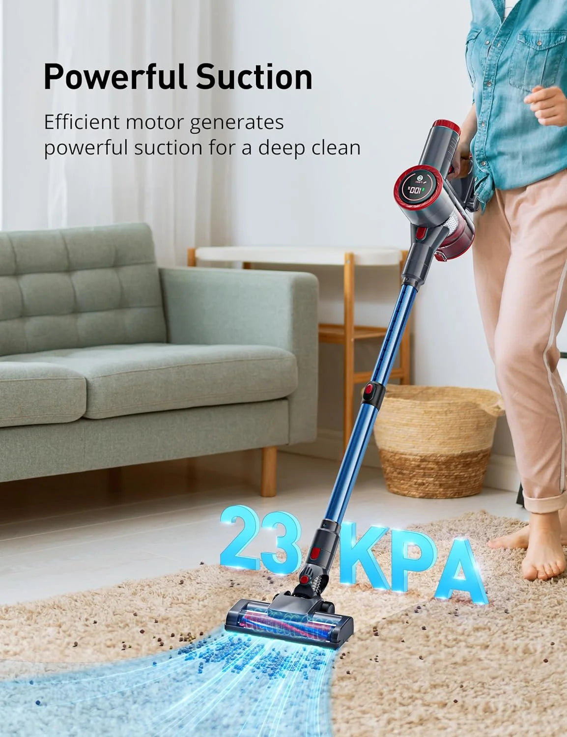 1200W 3.6QT Bagless Canister Vacuum Cleaner A907
