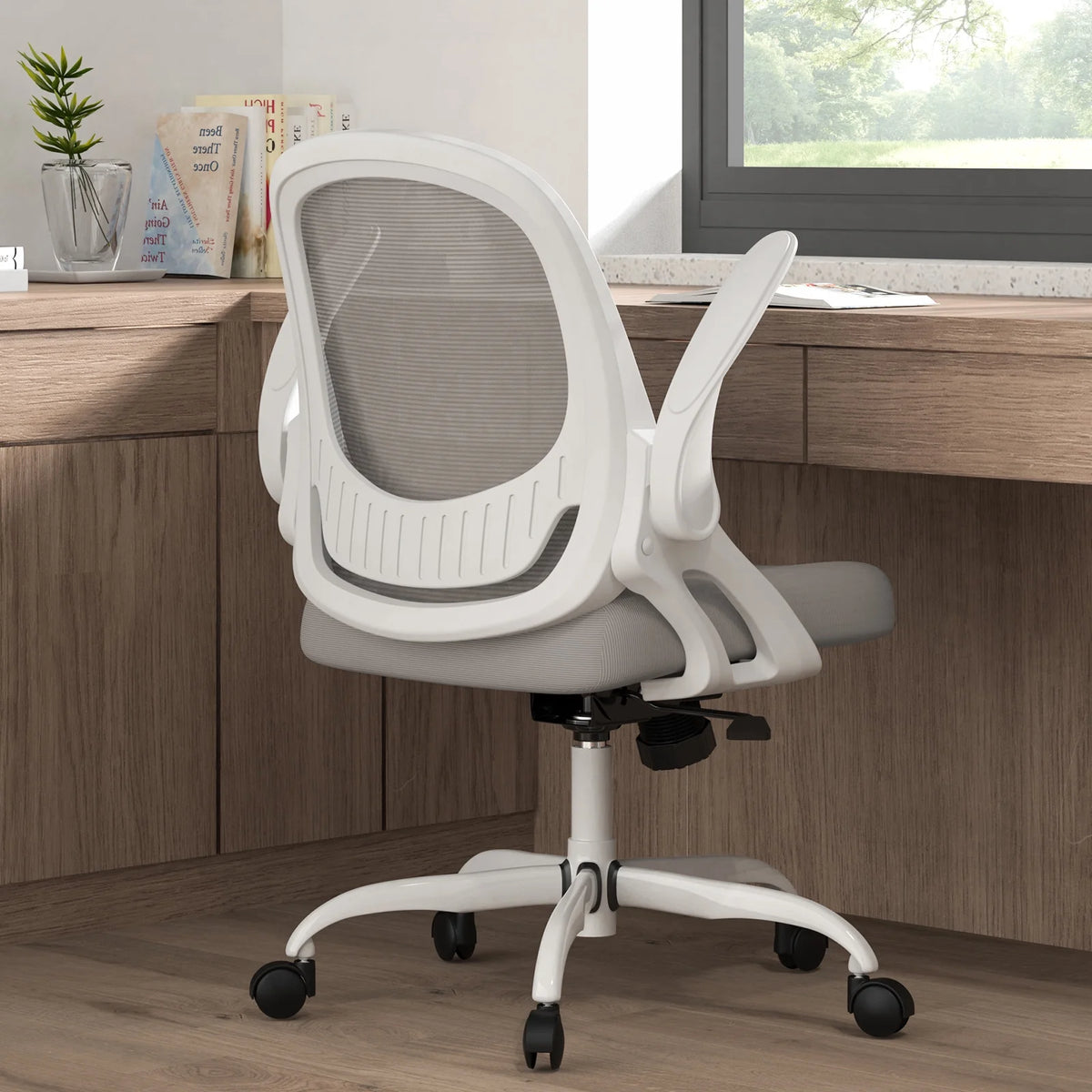 Light Blue Ergonomic Mesh Office Chair X2049