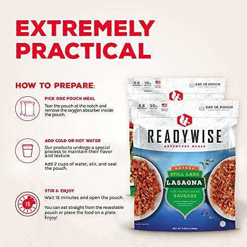 9 Pack Freeze Dried Emergency Food Supply E334