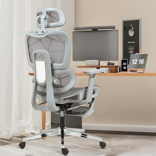 Ergonomic Mesh Office Chair with Footrest F51808
