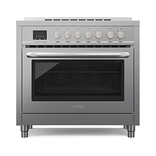 36 Inch Electric Range Oven with Ceramic Cooktop, Stainless Steel, 4.3 cu. ft. Z43584