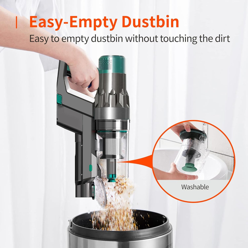 Cordless Vacuum Cleaner, 25KPa Strong Suction, 4 in 1 Stick Vacuum C28544