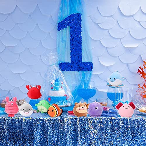 9 Pcs Mini Sealife Stuffed Animals 3.15 Inch Soft Plushies V31315