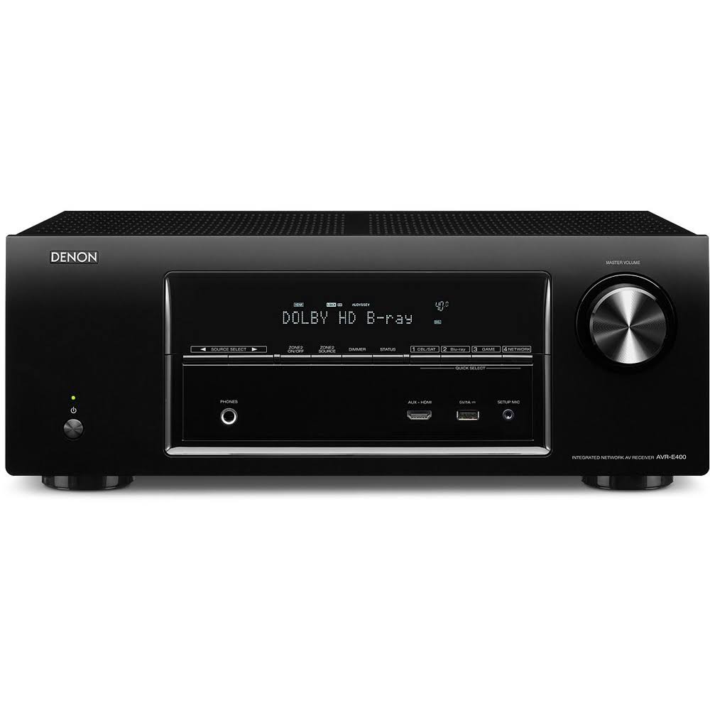 Black 7.1 Channel AV Network Receiver D614041