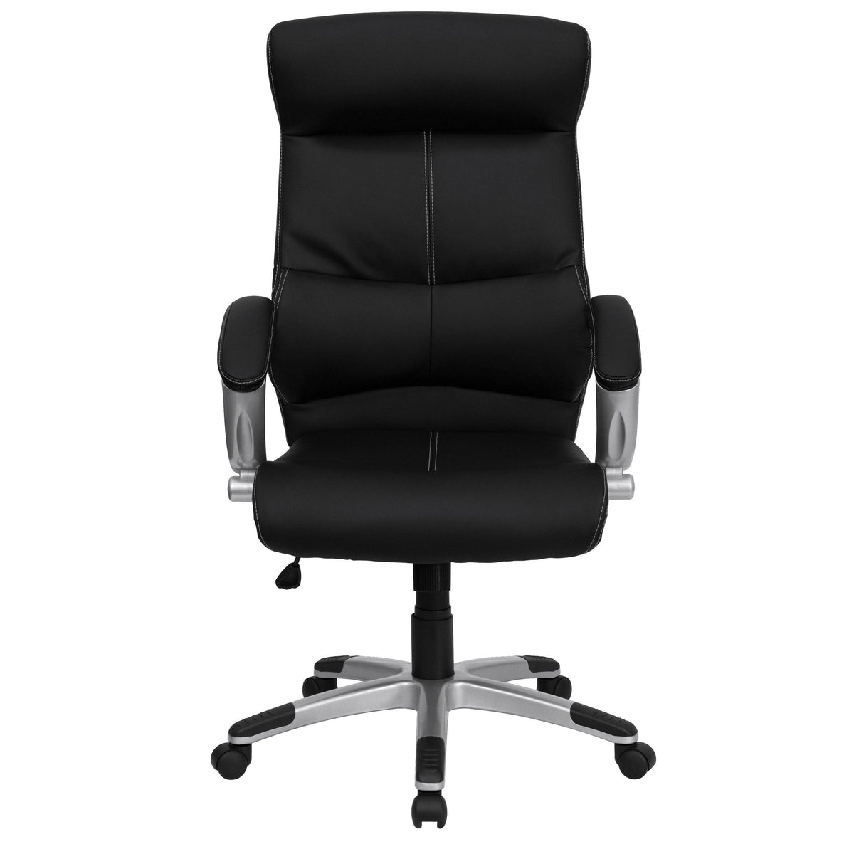 Black High-Back Executive LeatherSoft Office Chair U742