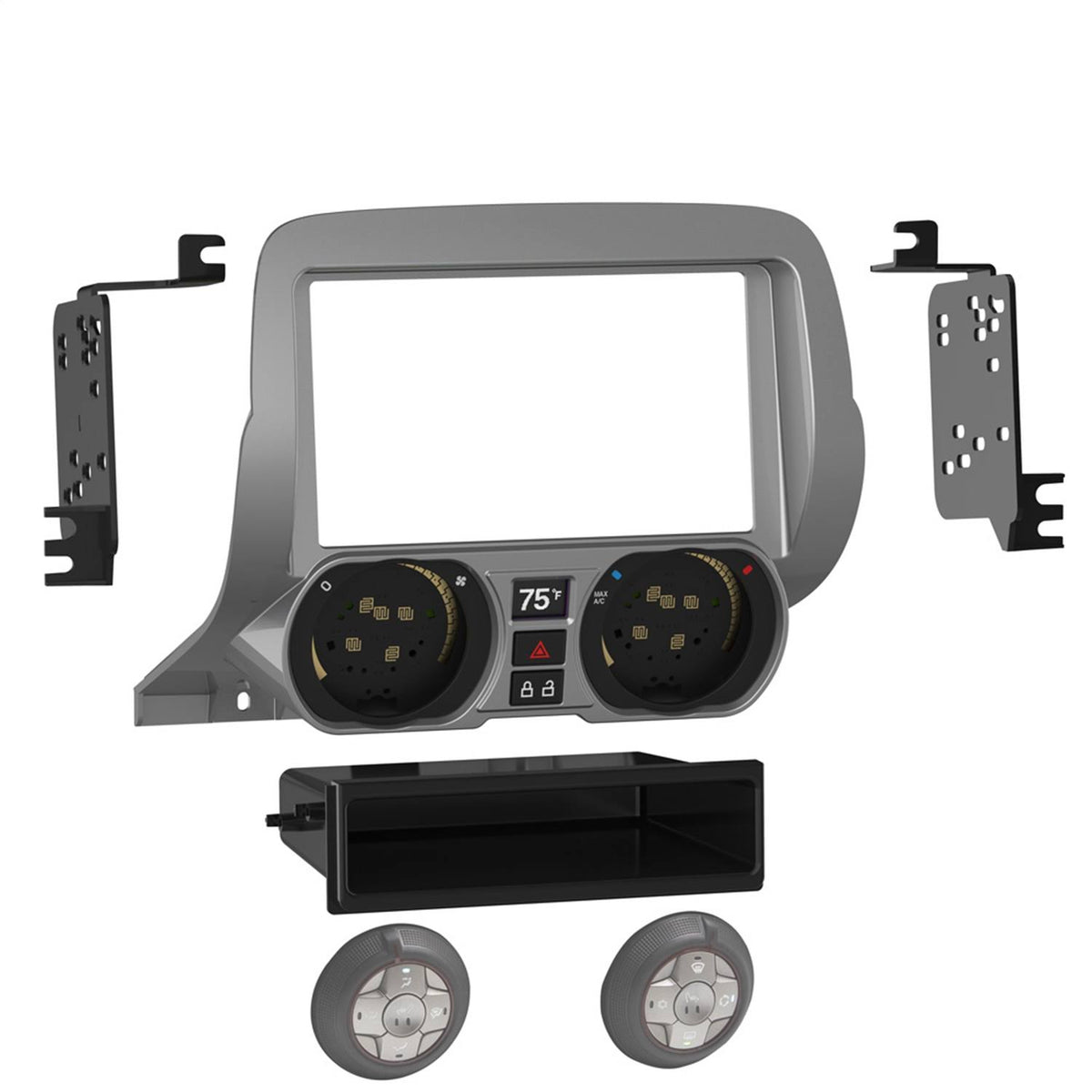 Silver Car Stereo Installation Kit Q699