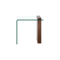 Brown Engineered Wood End Table D582