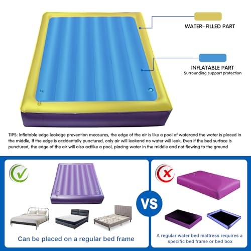 PVC Softside Water Bed with Smart Thermostats King P200