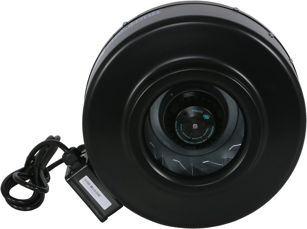 8 Inch Inline Fan 745 CFM Steel Housing Q589