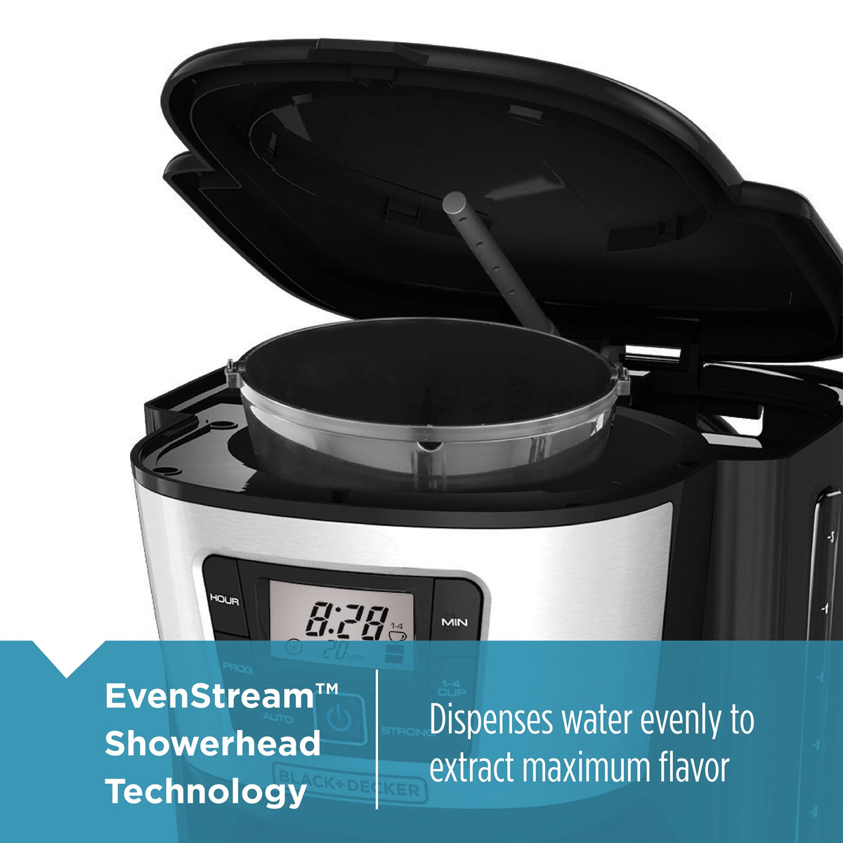 Black 12 Cup Drip Coffee Maker H276903