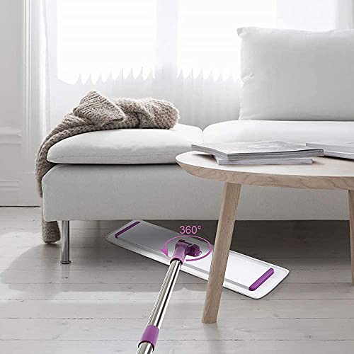Commercial Flat Microfiber Floor Mop with 4 Washable Pads E92623