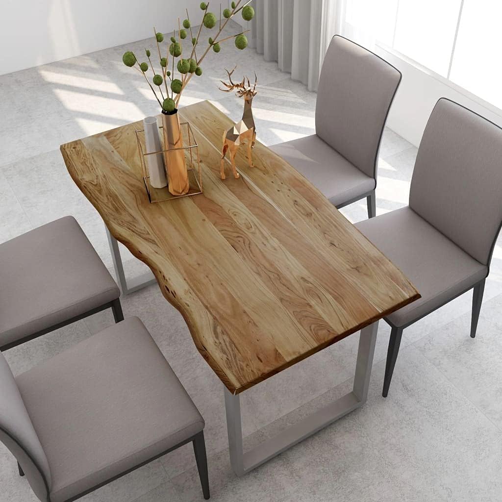 Solid Acacia Wood Dining Table H317053