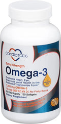 Omega-3 Extra Strength + Vitamin D3, Triglyceride Form, 1300 mg Omega-3, 600 DHA / 600 EPA, with 600 IU Vitamin D3 Q133856