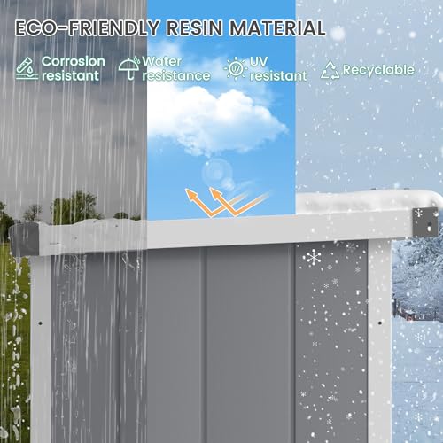 38 Cu.ft Resin Outdoor Storage Shed T1041