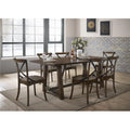 72 in. Dark Oak Dining Table V679904