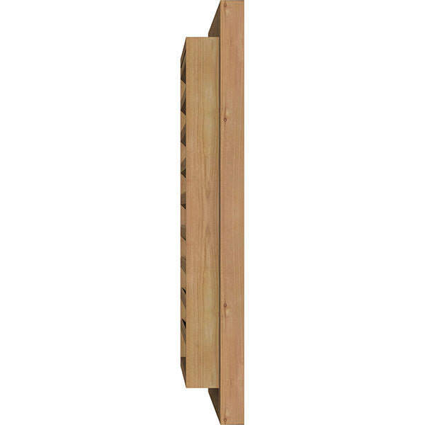 Vertical Gable Vent Unfinished Functional Rough Y2207
