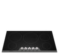 36 Electric Cooktop with 5 Elements Ceramic Glass Stainless Steel M569