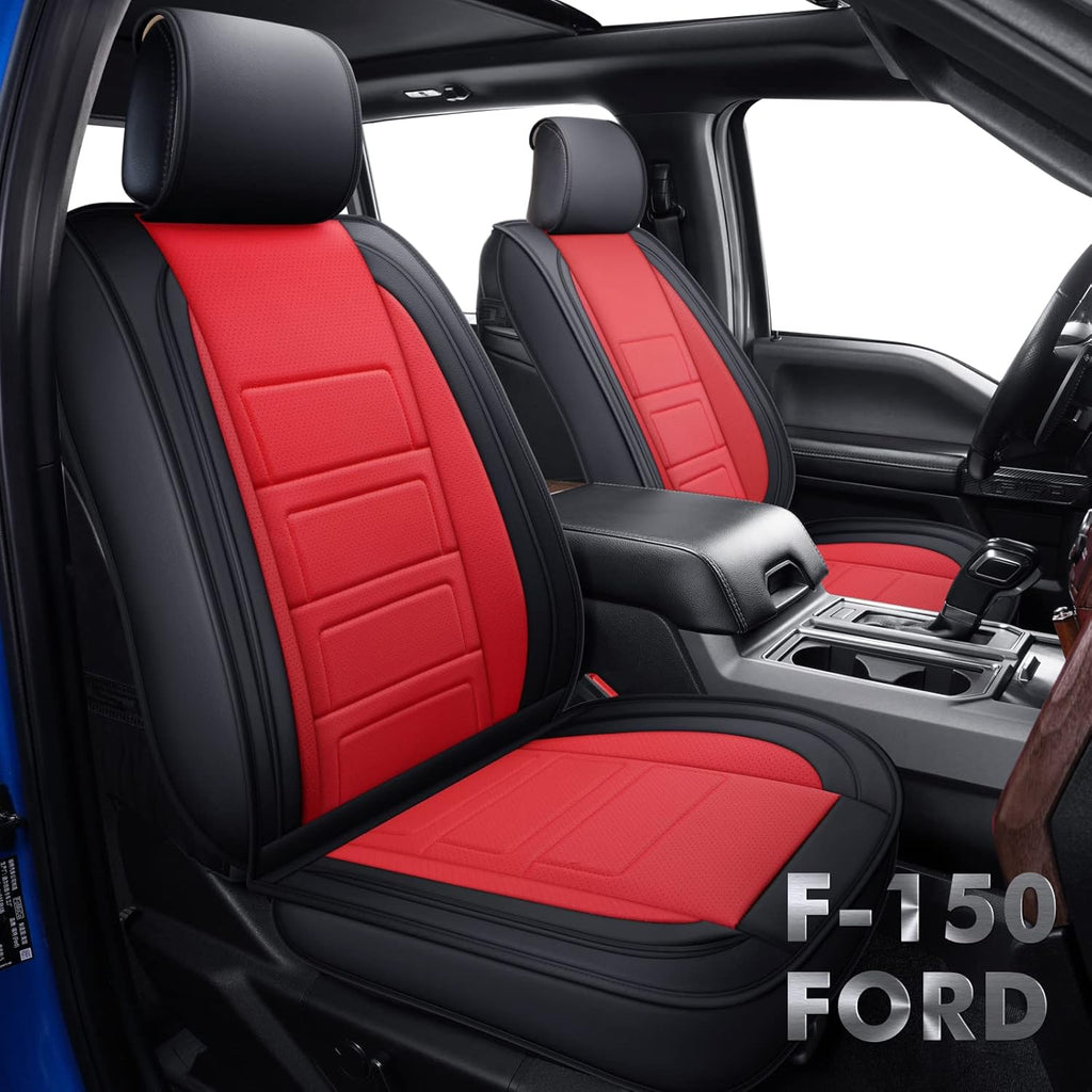 Faux Leather Pickup Seat Covers 5 Sets Full Seat E78352