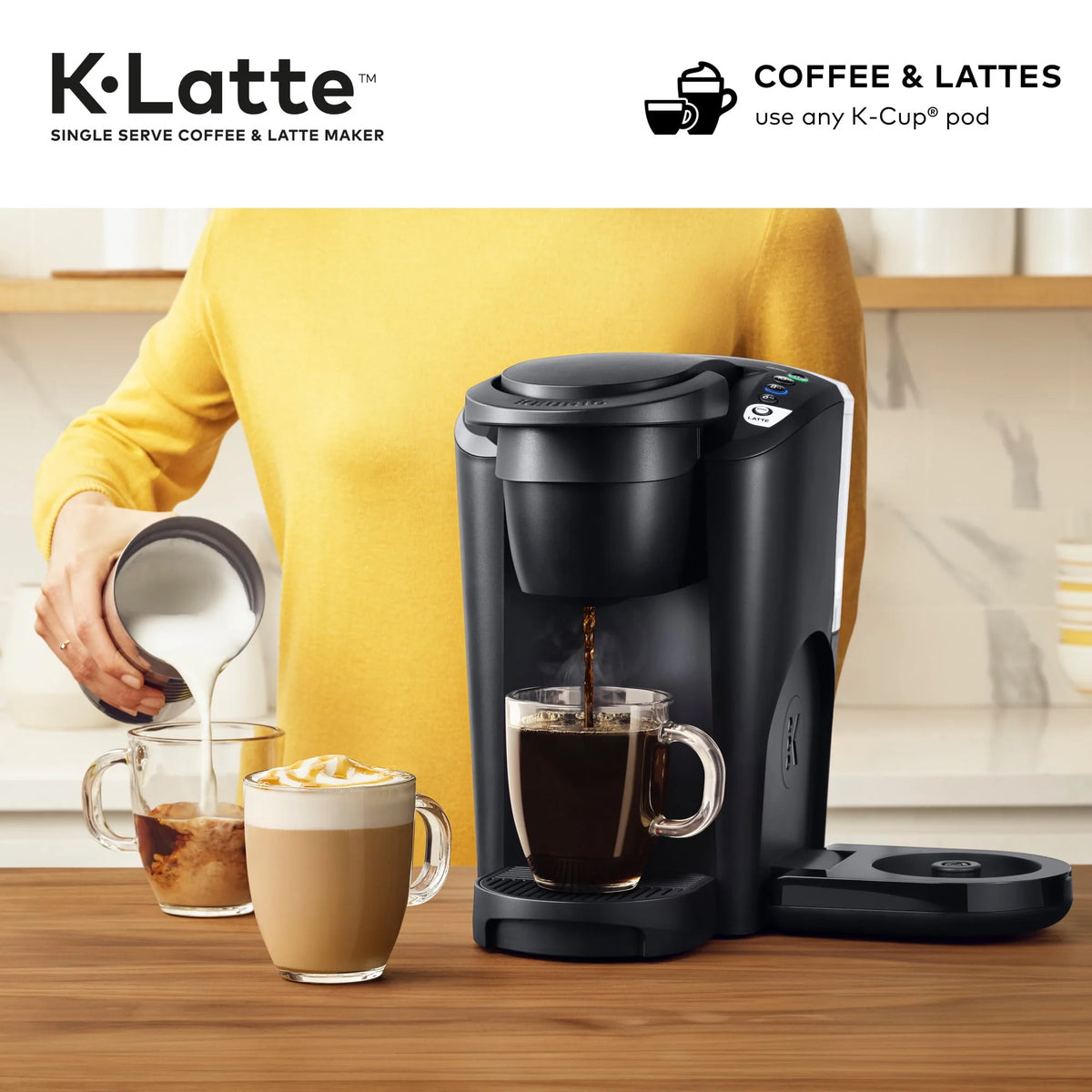 Single Serve K-Cup Coffee and Latte Maker T233