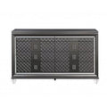 Metallic Gray 8 Drawer Wood Dresser D598035