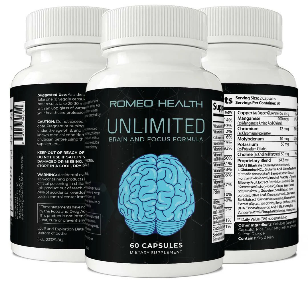 Brain Booster Supplement 60ct E4104