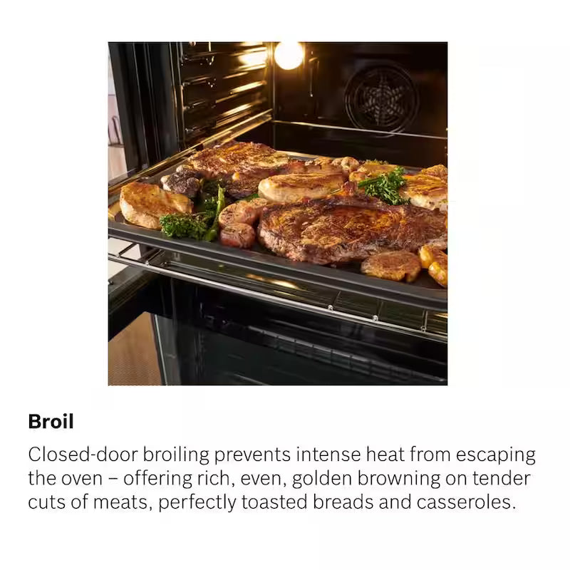 30 in Built-In Electric Double Wall Oven Stainless Steel D168