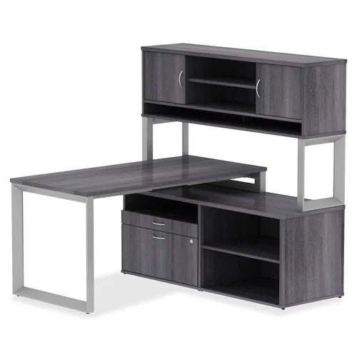 Charcoal Laminate 2 Drawer Credenza I256