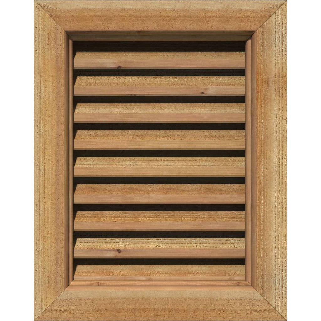 Vertical Gable Vent Unfinished Functional Rough Y2207