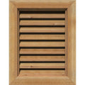 Vertical Gable Vent Unfinished Functional Rough Y2207