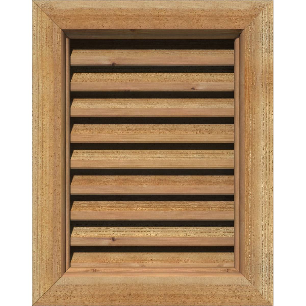 Vertical Gable Vent Unfinished Functional Rough Y2207